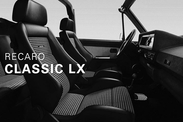 RECARO Classic LX – Instant comfort for instant benefits.
